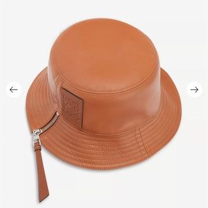 Loewe leather bucket hat